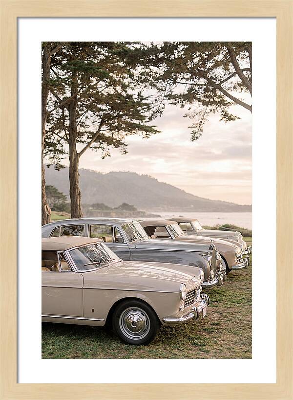 Classic Cars Under Sunset