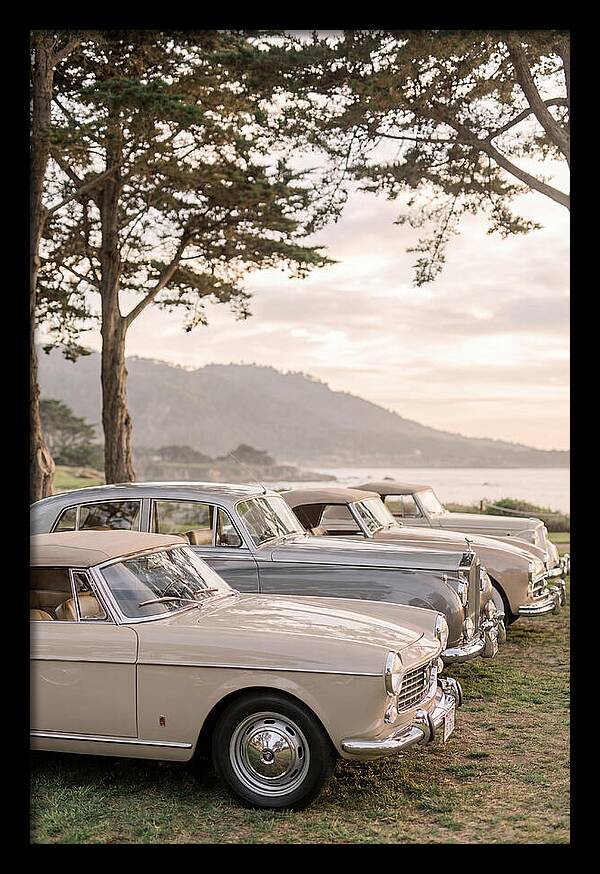 Classic Cars Under Sunset