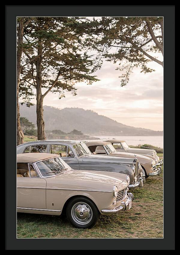 Classic Cars Under Sunset