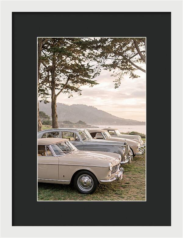 Classic Cars Under Sunset