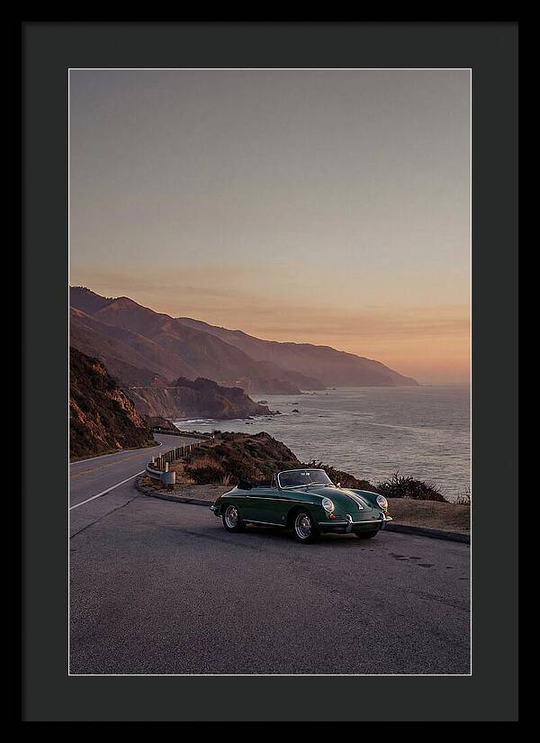 Classic Convertible Along The Coast