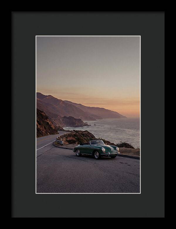 Classic Convertible Along The Coast