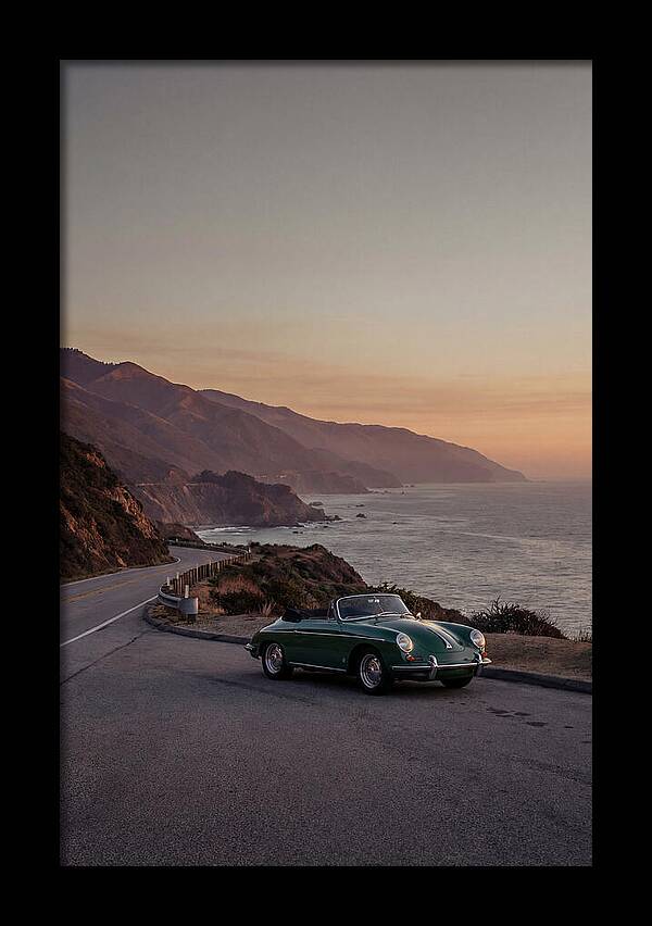 Classic Convertible Along The Coast