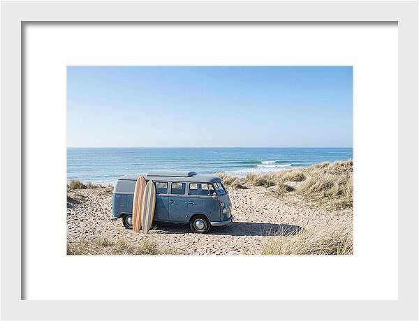 Classic Van By The Beach