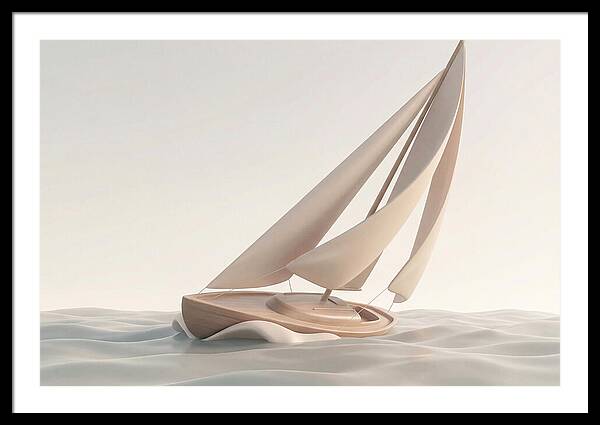 Classic Wooden Racing Yacht