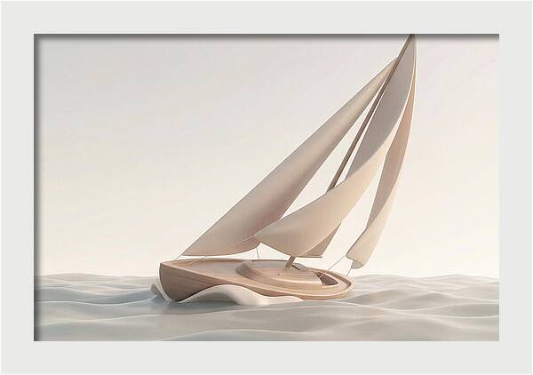 Classic Wooden Racing Yacht