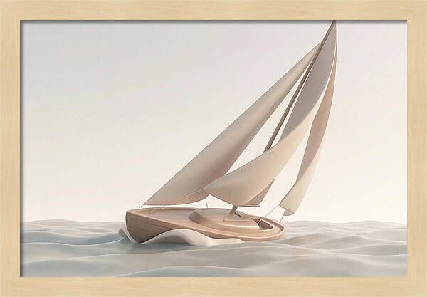 Classic Wooden Racing Yacht