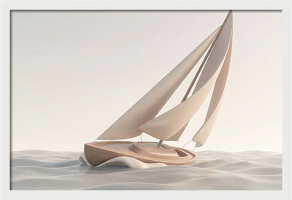 Classic Wooden Racing Yacht
