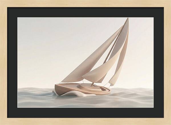 Classic Wooden Racing Yacht