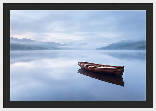 Classic Wooden Rowing Boat