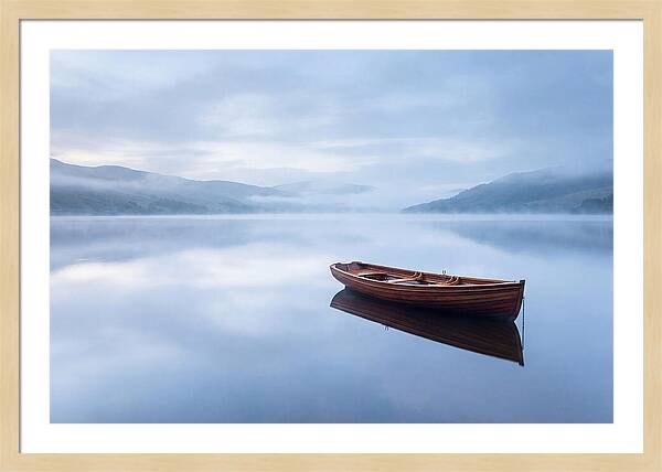 Classic Wooden Rowing Boat