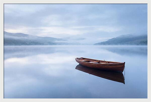 Classic Wooden Rowing Boat