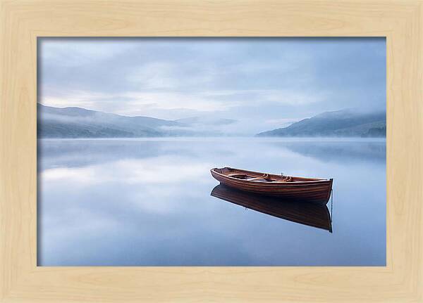 Classic Wooden Rowing Boat