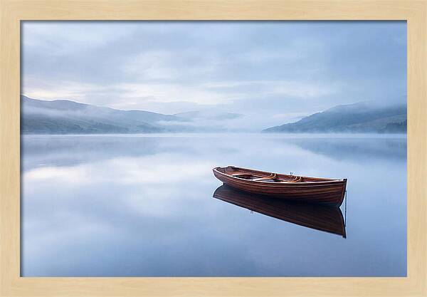 Classic Wooden Rowing Boat