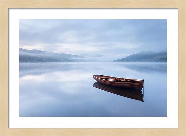 Classic Wooden Rowing Boat