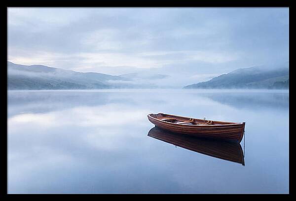 Classic Wooden Rowing Boat