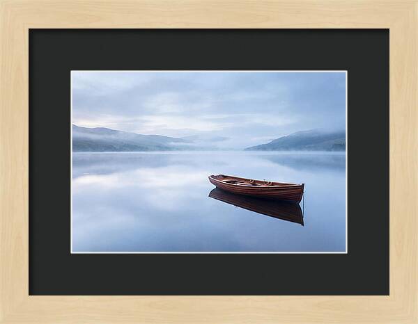 Classic Wooden Rowing Boat