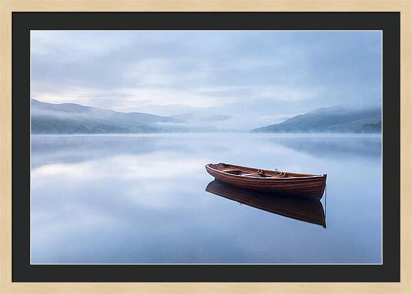 Classic Wooden Rowing Boat