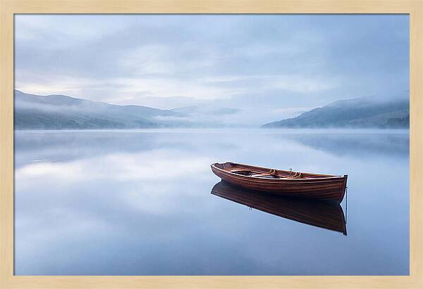 Classic Wooden Rowing Boat