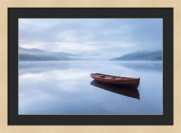 Classic Wooden Rowing Boat