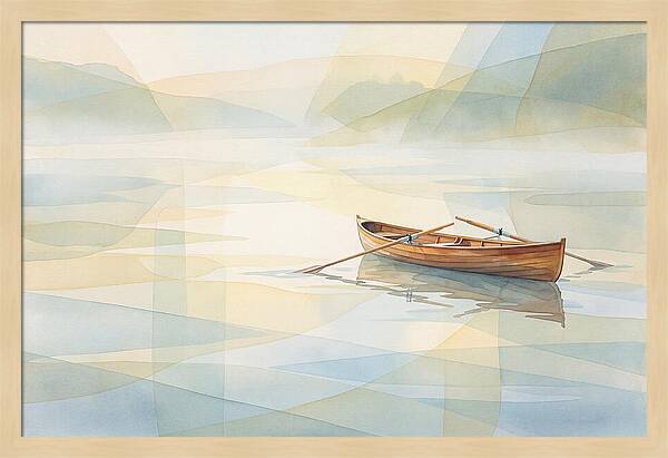 Classic Wooden Rowing Shell