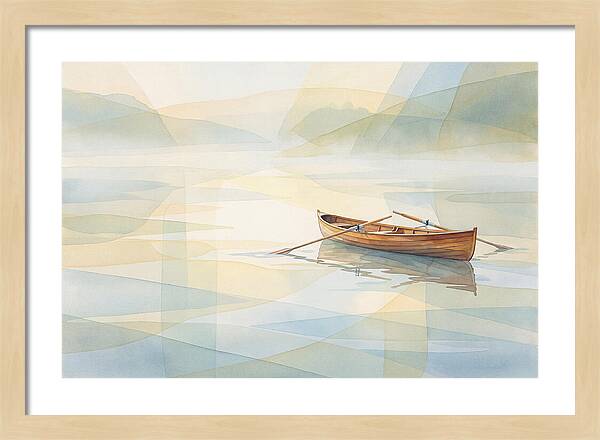 Classic Wooden Rowing Shell