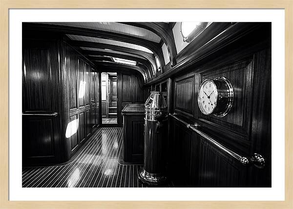Classic Wooden Yacht Interior