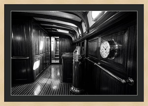 Classic Wooden Yacht Interior