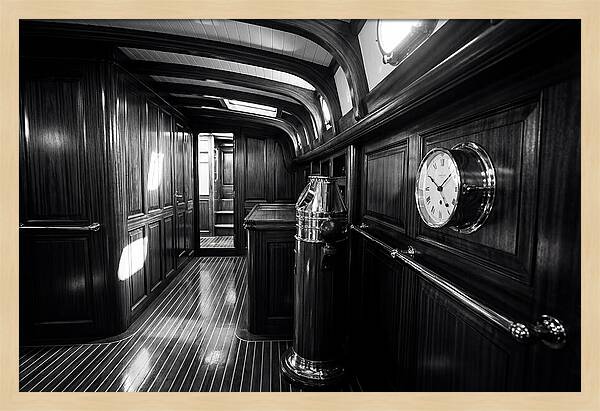 Classic Wooden Yacht Interior