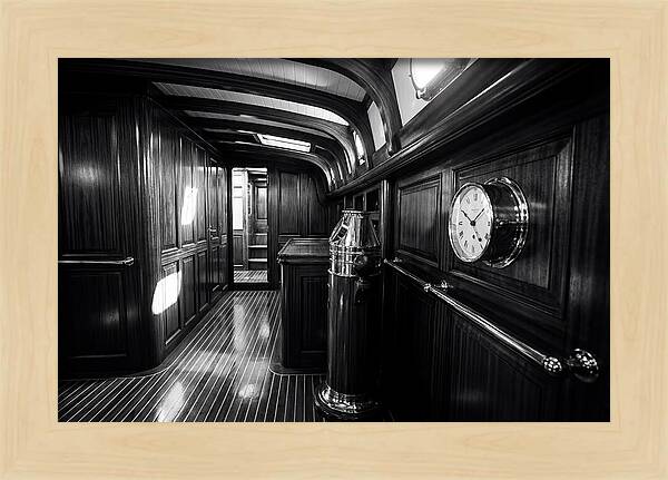 Classic Wooden Yacht Interior