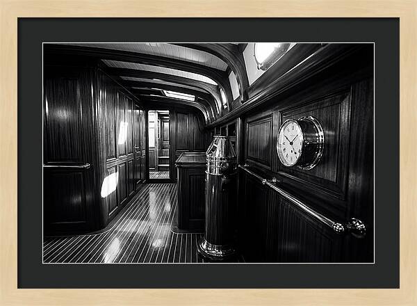 Classic Wooden Yacht Interior