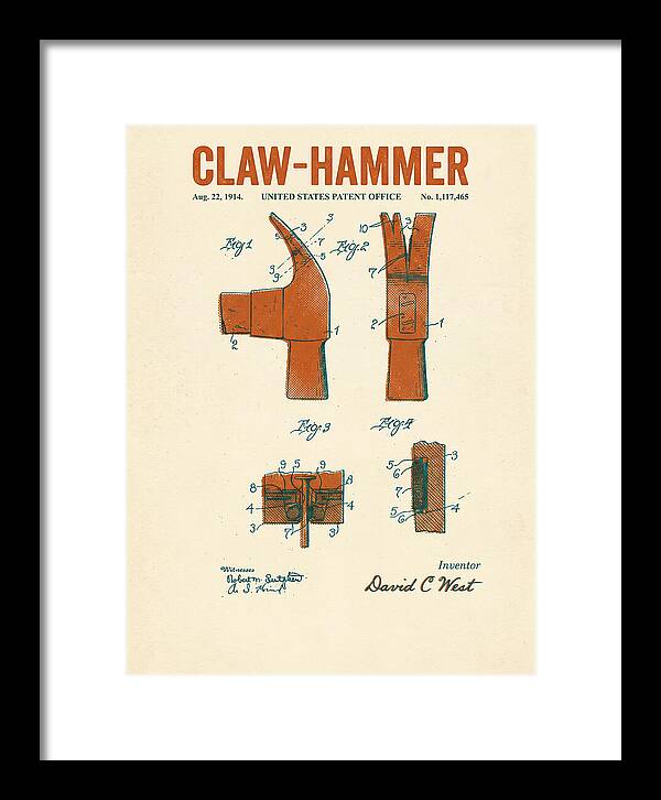 Claw Hammer Retro Patent Us1117465a