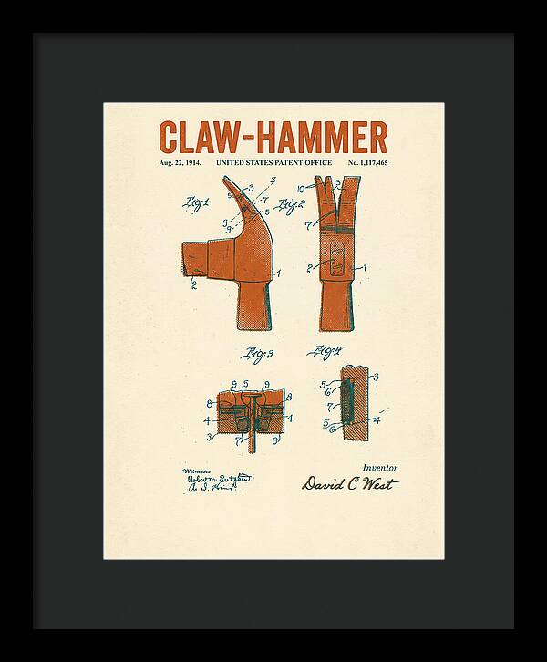 Claw Hammer Retro Patent Us1117465a