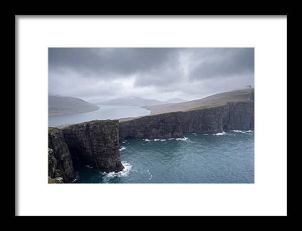 Cliff Edge Over Lake Srvgsvatn