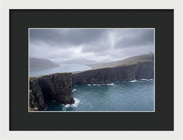 Cliff Edge Over Lake Srvgsvatn