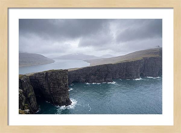 Cliff Edge Over Lake Srvgsvatn