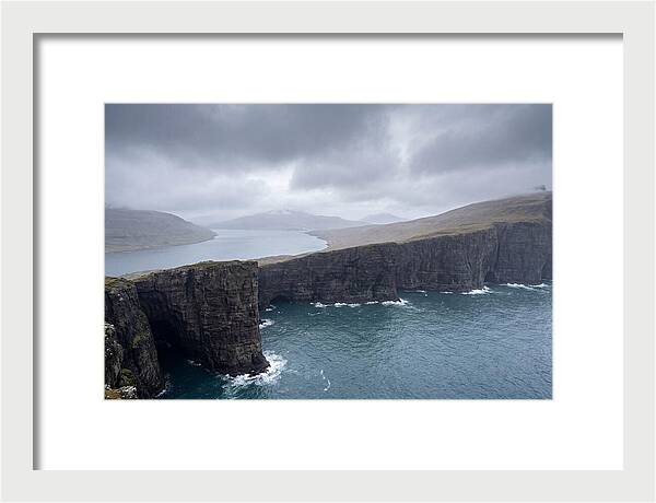 Cliff Edge Over Lake Srvgsvatn
