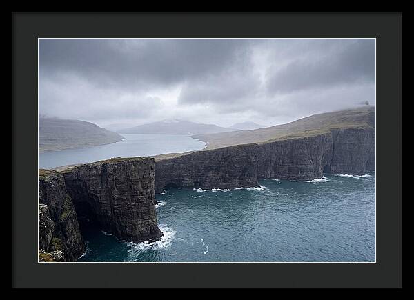 Cliff Edge Over Lake Srvgsvatn