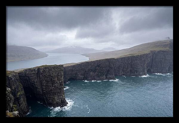 Cliff Edge Over Lake Srvgsvatn