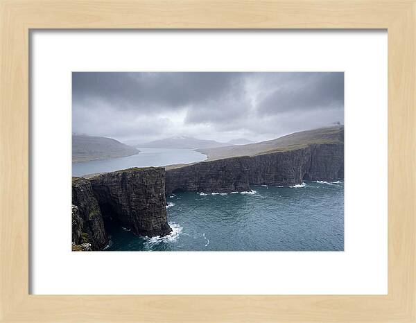 Cliff Edge Over Lake Srvgsvatn