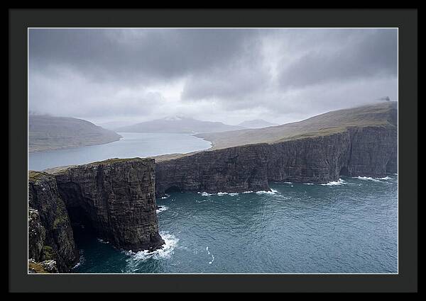 Cliff Edge Over Lake Srvgsvatn