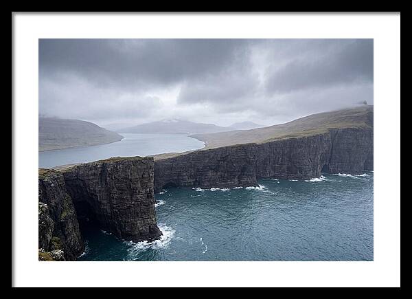 Cliff Edge Over Lake Srvgsvatn