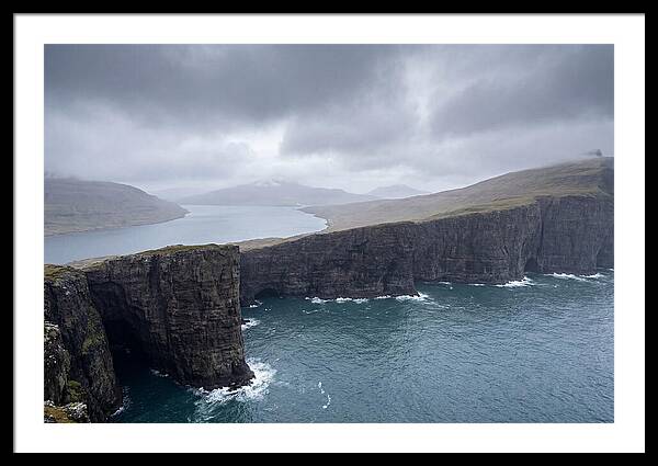 Cliff Edge Over Lake Srvgsvatn