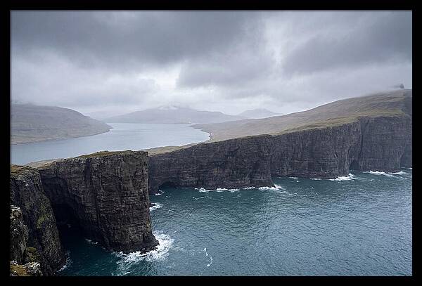 Cliff Edge Over Lake Srvgsvatn