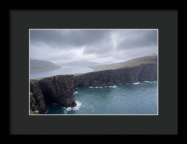 Cliff Edge Over Lake Srvgsvatn