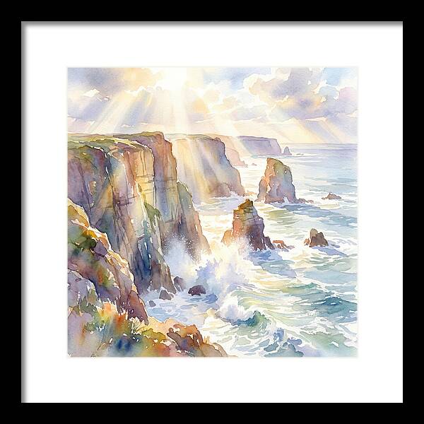 Cliffs By The Coastline