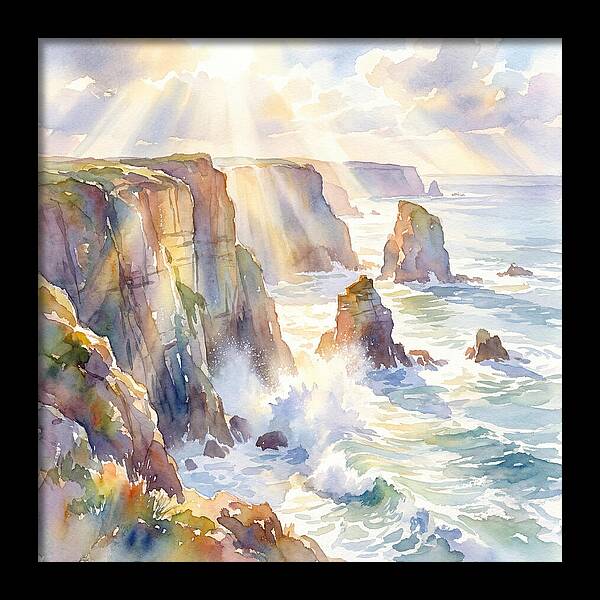 Cliffs By The Coastline