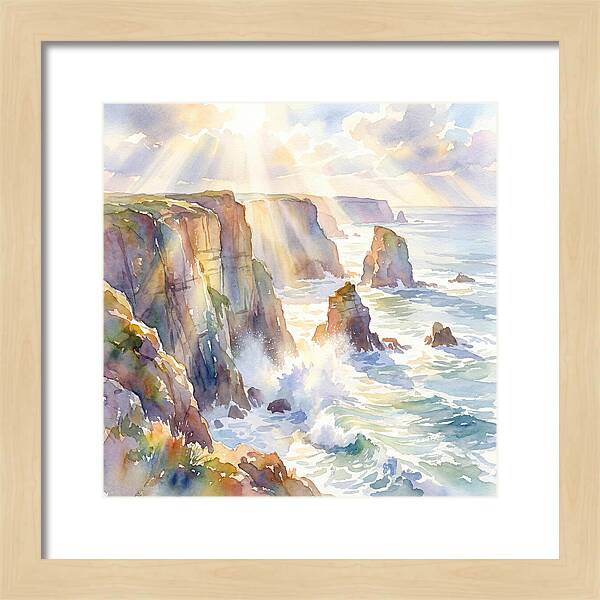 Cliffs By The Coastline