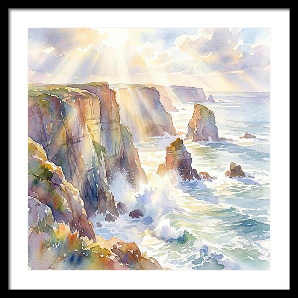 Cliffs By The Coastline