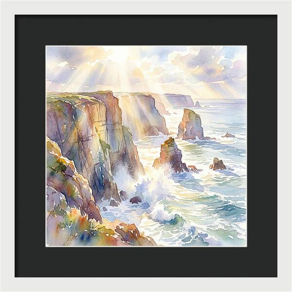 Cliffs By The Coastline